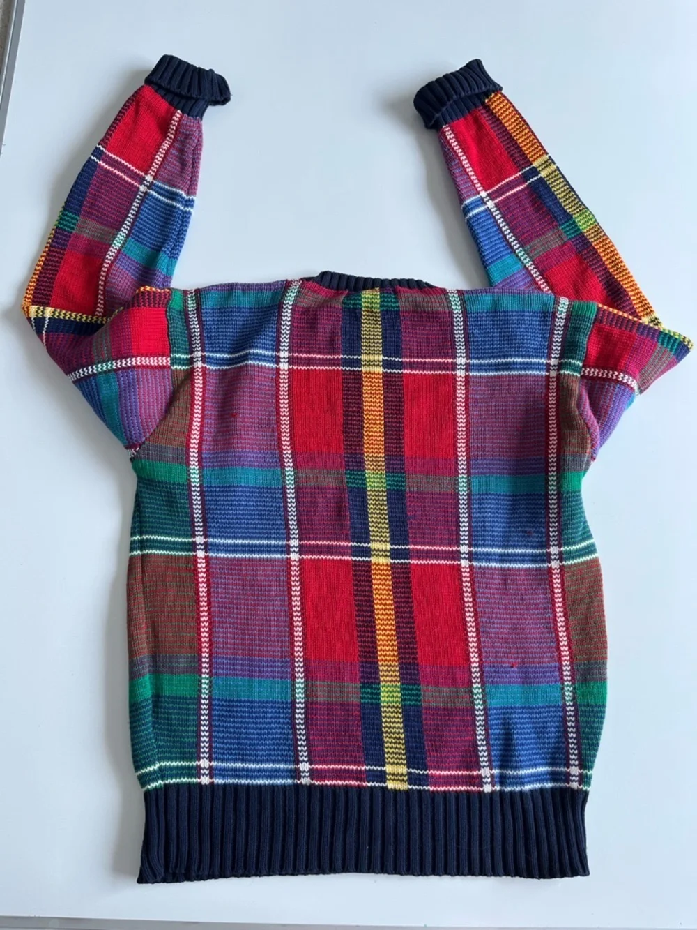 Ralph Lauren Multicolor Plaid Crewneck Sweater